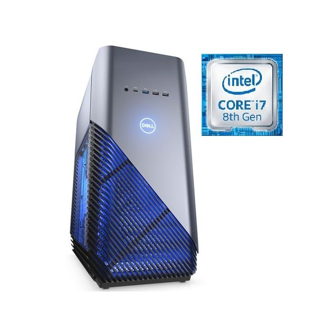 DELL Inspiron 5680 GAMING Desktop PC - Intel Core I7 - 16GB RAM - 1TB HDD - 256GB SSD - Nvidia GTX1060 3GB - Windows 10